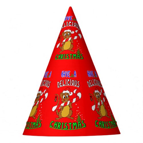 Have A Delicious Christmas 25 December Christmas Party Hat