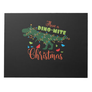 Have a dinomite Christmas Notepad
