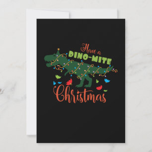 Have a dinomite Christmas Save The Date