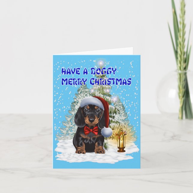 Have a Doggy Merry Christmas, christmas card (Front)