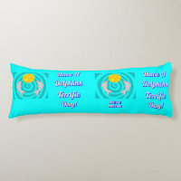 Have A Dolphins Terrific Day Body Pillow