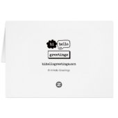 HAVE A DRINK (Small) Cards (Back Horizontal)