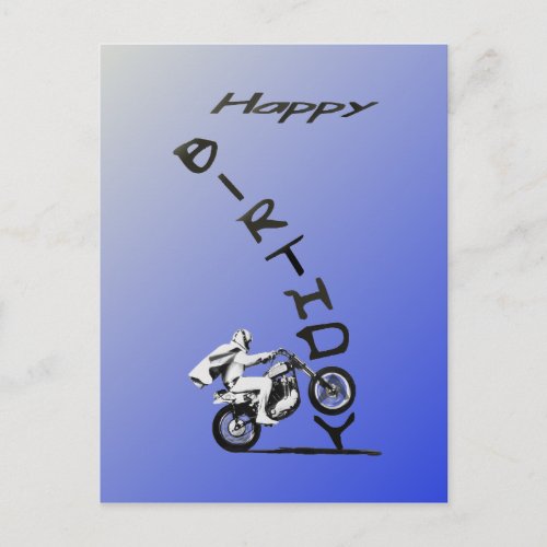 HAVE A EVEL BIRTHDAY POSTCARD