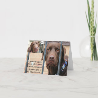 Have a fabulous birthday...without consequences card