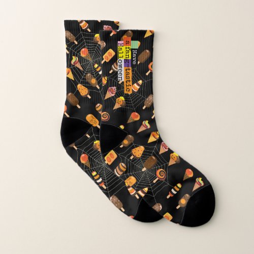 Have a fang_tastic Halloween Ice Cream Event Socks