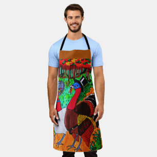 HAVE A FUN THANKSGIVING ADULT APRON