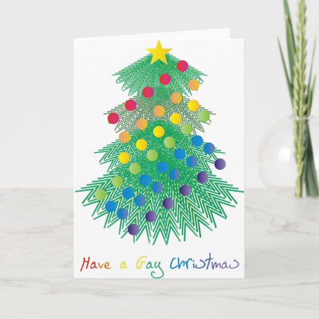 Have a Gay Christmas Holiday Card (Front)
