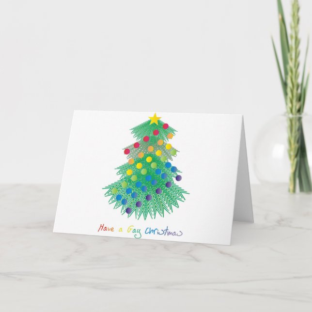 Have a Gay Christmas Holiday Card (Front)
