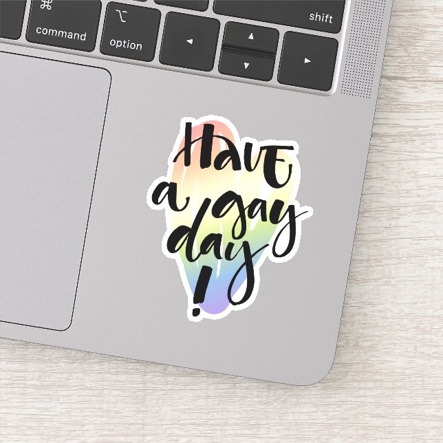 Have A Gay Day Sticker (Detail)