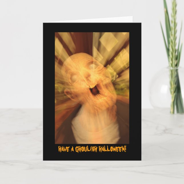 have a ghoulish halloween! card (Front)