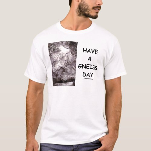 Have A Gneiss Day Geology Humor Have A Nice Day T_Shirt