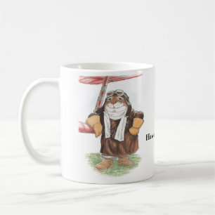 "Have a good day, Ace" Rabbit Pilot Mug