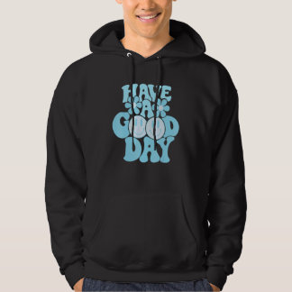 Have A Good Day Pink Smile Face Preppy Aesthetic T Hoodie