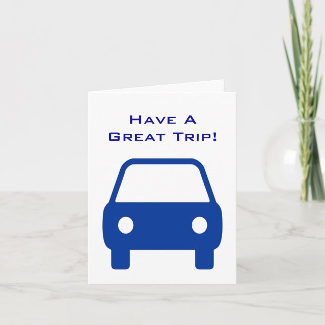 Have A Great Car Trip Holiday Card (Front)