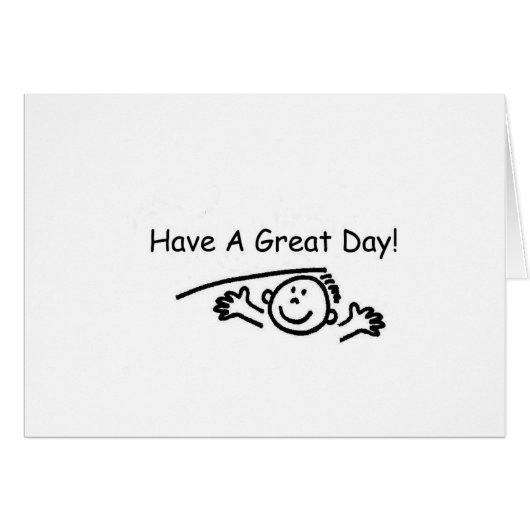 Have A great Day Card (Front Horizontal)