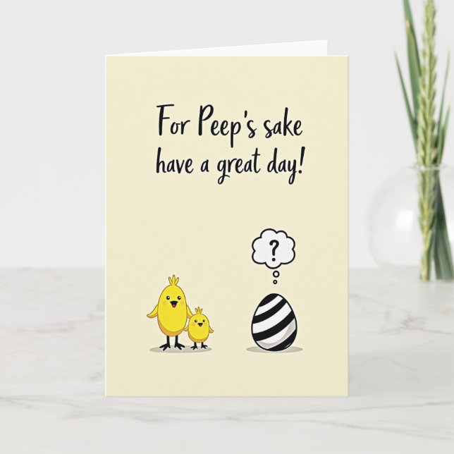 Have A Great Day Funny Bird Card (Front)