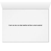 Have a GREAT Vacation! Cards (Inside Horizontal (Bottom))