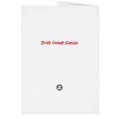 Have a Great Vacation Humor Cards (Back)