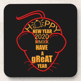Have a gReAT Year 2020 Beverage Coaster