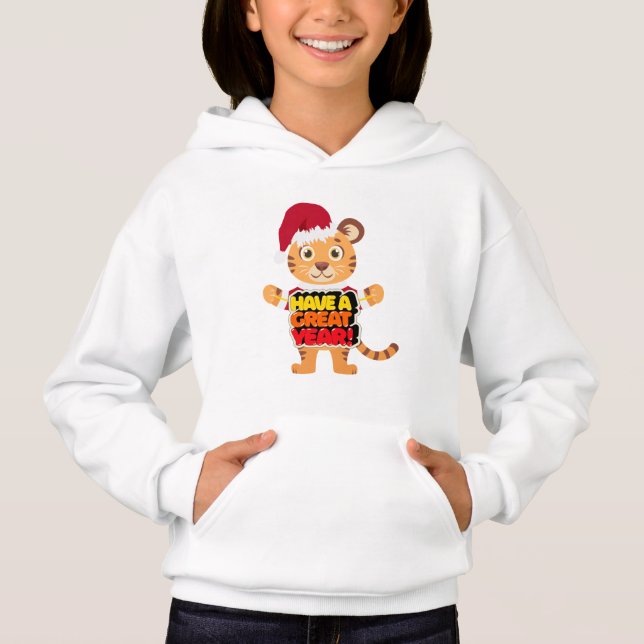 Have a Great Year – Positive Greeting Typography  Hoodie (Front)