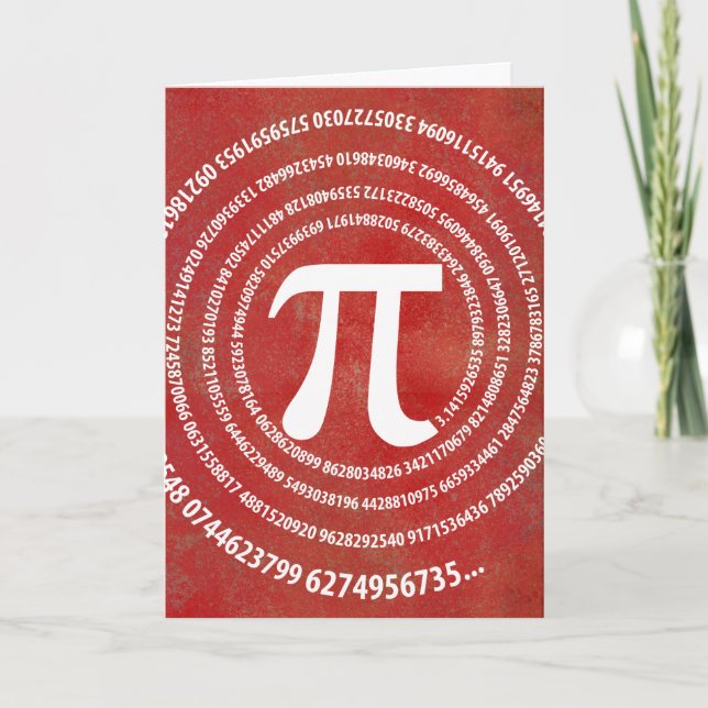 Have a Happy and Irrational Pi Day! Card (Front)
