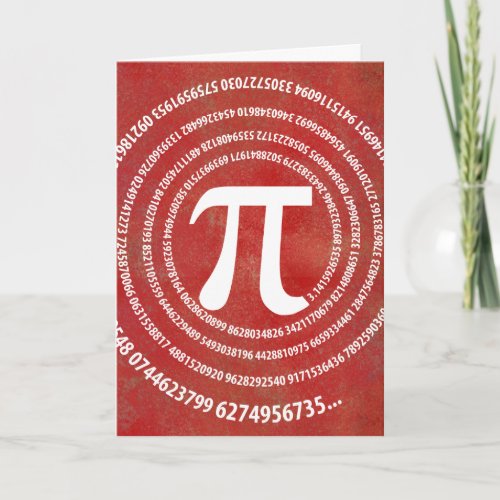 Have a Happy and Irrational Pi Day Card