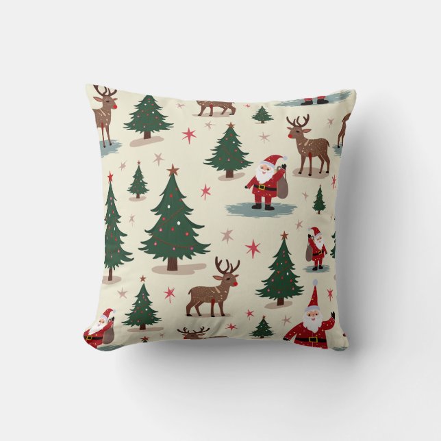 Have a happy Christmas. Throw Pillow (Front)