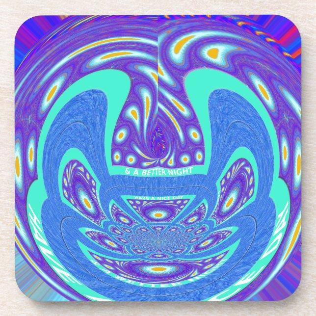 Have a Happy Day Beverage Coaster (Front)