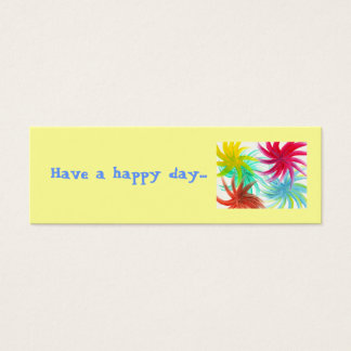 Have a happy day...spiral pinwheels gift card