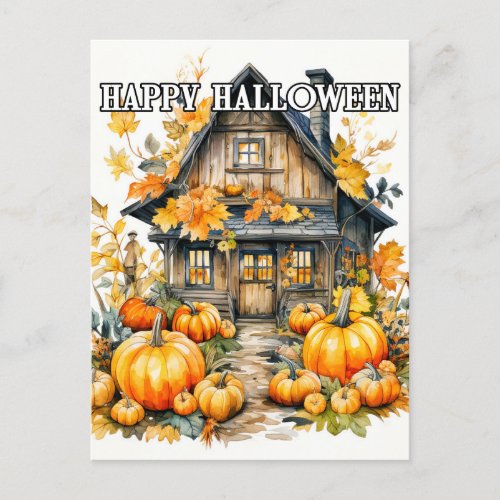 Have A Happy Pumpkin Season Postcard