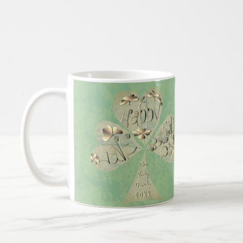Have a Happy St Patricks Day Hand_written Coffee Mug
