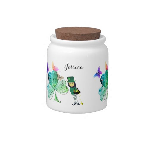 Have a Happy St Patricks DayLeprechaun   Candy Jar