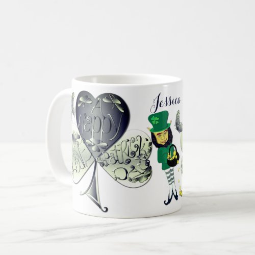 Have a Happy St Patricks Day Leprechaun Coffee Mug