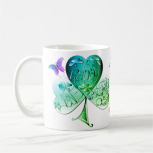 "Have a Happy St. Patrick's Day" Shamrock Coffee Mug