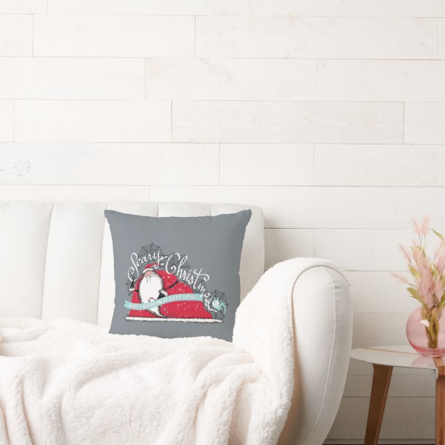 Have A Hauntingly Good Time! Throw Pillow (Couch)
