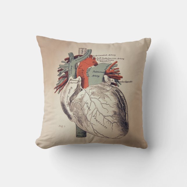 Have a Heart Throw Pillow (Front)