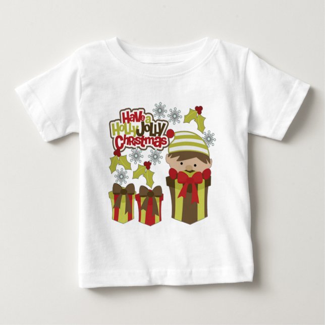 Have A Holly Jolly Christmas Baby T-Shirt (Front)