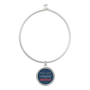 Have a Holly Jolly Christmas Bangle Bracelet