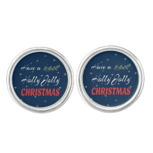 Have a Holly Jolly Christmas Cufflinks