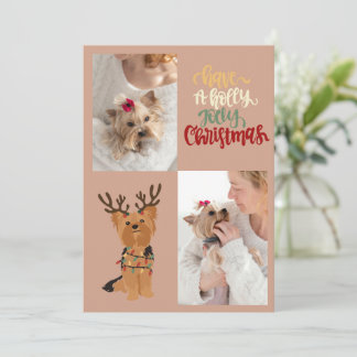 Have a Holly Jolly Christmas Dog Card