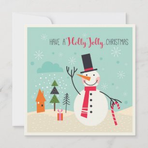 Have A Holly Jolly Christmas Editable Holidays Holiday Card
