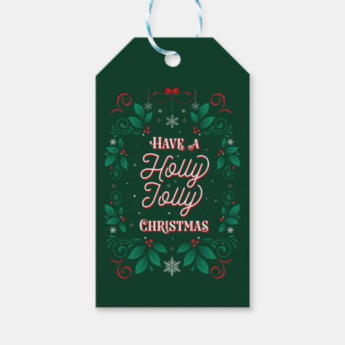 Have a Holly Jolly Christmas Gift Tags