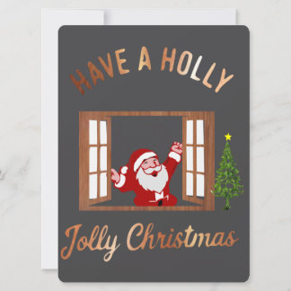 Have a Holly Jolly Christmas Holiday Card