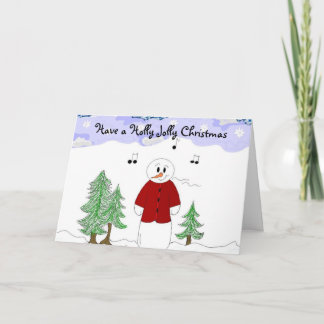 Have a Holly Jolly Christmas Holiday Card