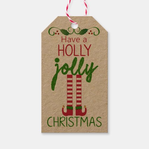 Have A Holly Jolly Christmas _ Homemade Gift Tags
