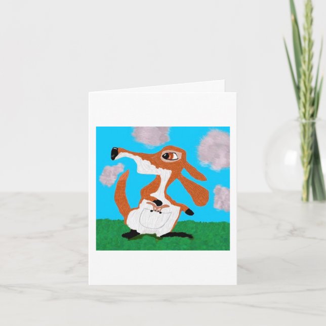 Have A Hoppy Birthday 🎂  Thank You Card (Front)