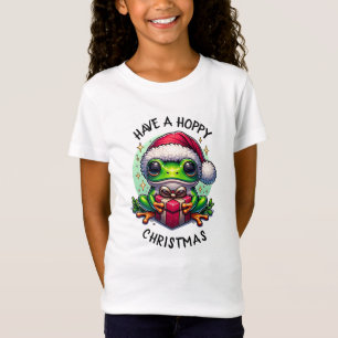 Have a Hoppy Christmas Frog Pun T-Shirt