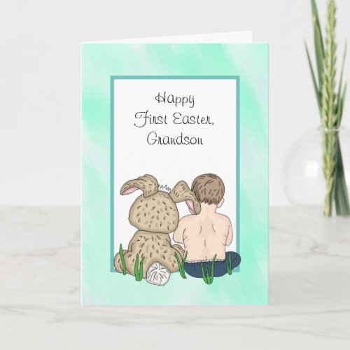 Have a Hoppy Easter Grandson Card