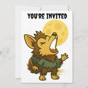 Have a Howling Halloween Invitation