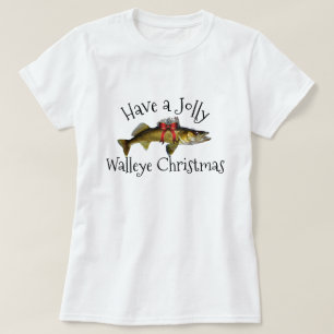 "Have a Jolly Walleye Christmas" T-Shirt